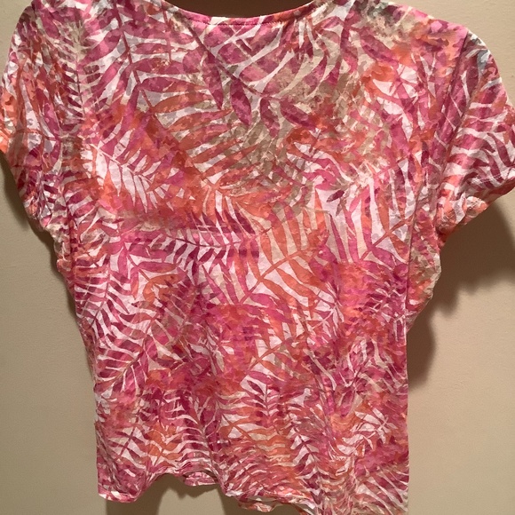 Fun beachy Ruby Rd top - Picture 3 of 4